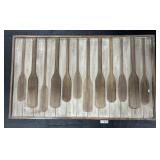 Primitive Raised Paddles Wall Decor.