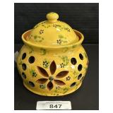 2004 Breininger Redware Pottery Lidded Jar.