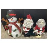 Christmas Snowman & Animated Santa.