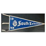 1949 South Lebanon Pennant.