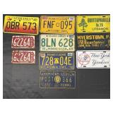 Vintage License Plates & Front Plates,