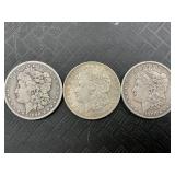 90% Silver 1890, 1900, 1921 Morgan Dollars.