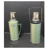 Pair Of Vintage Stanley Thermos Cups.
