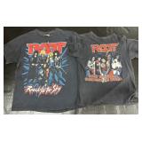 Pair Of 1980ï¿½s RATT Heavy Metal T-Shirts.