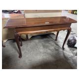 Queen Ann Style Maple Console/Hall Table.