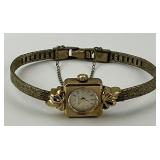 10KT Gold Plate Bulova Watch.