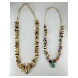 Pair of Traditional Style Zuni Fetish Necklaces.
