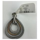 18KT Gold & Sterling Silver Lagos Pendant.