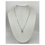 Pendant on 14KT Italian Gold Chain.