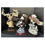 Montefiori, Gift Of Time Bald Eagle & Deer Figures