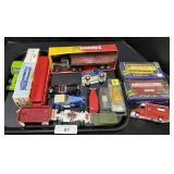 Buddy L Truck, Double Decker Bus, Radio Flyer