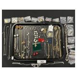 Costume Jewelry, Necklaces, Earrings.