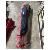(2) Patio Umbrellas & Fold Chair.