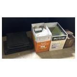 VCR, Technic CD Player, Crafts, Shoeshine Box.