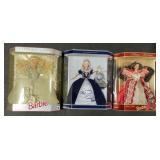 NOS 1990s Happy Holidays, Millennium Barbie Dolls.