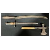 U.S. Bayonet, Multi Tool Hatchet, Cast Iron