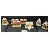 Ginger Cottage Wooden Christmas Ornaments.