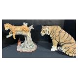 Resin Tiger & Cheeta Figures.