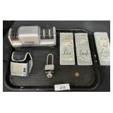 Chefï¿½s Choice Knife Sharpener, Lock, Chalkware.