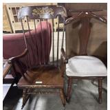 Vtg Gentlemenï¿½s Valet Chair, Hitchcock Style