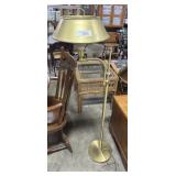 Vtg Brass Floor Lamp.