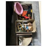 Dolls, Crochet Blanket, Bird House, Game Board.