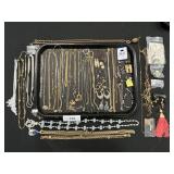 Costume Jewelry, Necklaces, Earrings.