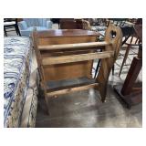 Cutout Heart Pine Quilt Rack.