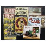 14 Metal Signs (Oliver & Case Tractors).