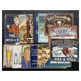14 Metal Signs (Beer, Men/Women, Guns).