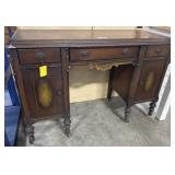 American Style Antique Kneehole Vanity.