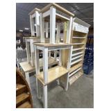 Yankee Advertising Display Shelf & (6) Tables.