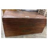 Antique Reading Mill Pine Chest.