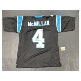 Autographed Tetairoa McMillan Jersey.
