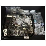 Lot Of Vintage Buttons.