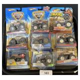 NOS Hot Wheels Monster Jam Trucks.