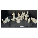 Lenox Fine China Jewels Nativity Figures.