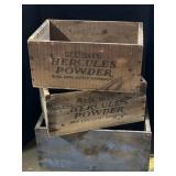 Hercules Gun Powder & Koch Adv Crates.
