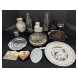 Stangl Pottery Vase, Colored Glassware, Souvenirs