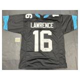 Autographed Trevor Lawrence Jersey.