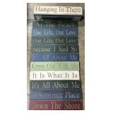 18 Rustic Wooden Decorative Signs.