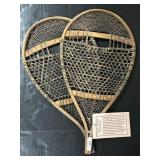 Native American Bear Paw Snowshoes.