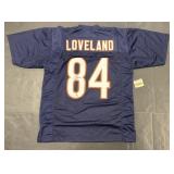 Autographed Colston Loveland Jersey.