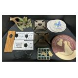 Wine Bottle Accessories & Signs, Brass Trivet.