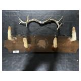Vtg Taxidermy Deer Hooves Wall Mount Hangers,