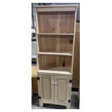 Rustic Style Pine Bookshelf/Display Cabinet.