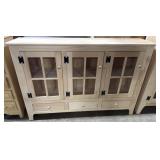 Rustic Style Pine Sideboard Cabinet.