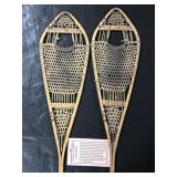 Native American Huron Snowshoes.