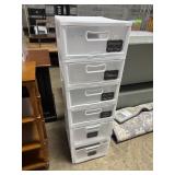 Sterilite Stackable Chest of Drawers.