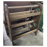 Heart Cutout Pine Quilt Rack.